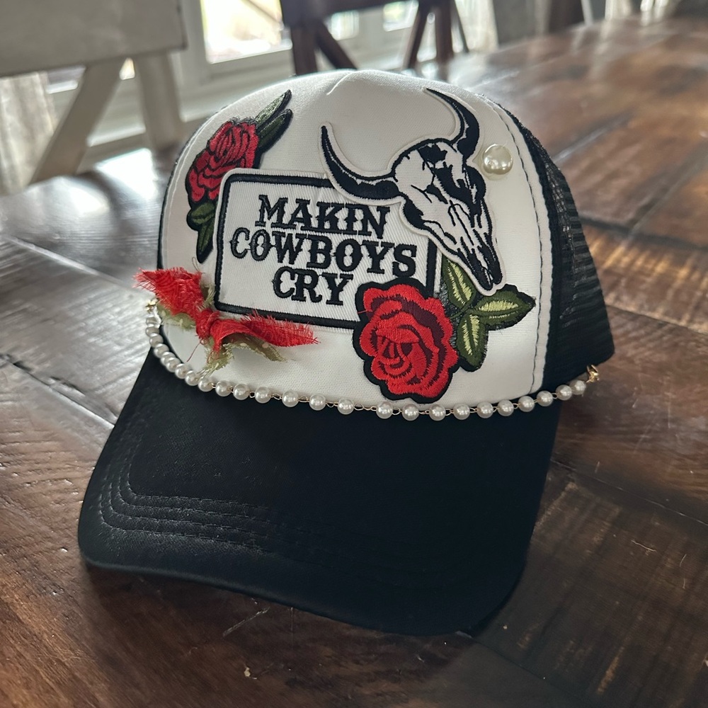 Western Patchwork Trucker Hat